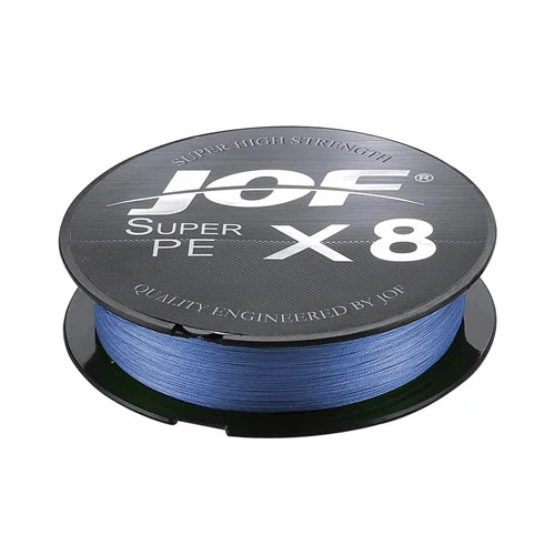 JOF 150M-500M 8 brins tressé ligne de pêche en plein air pêche en mer pêche sur glace pêche en rivière pêche en roche pêche équipement de pêche 20-100LB X8