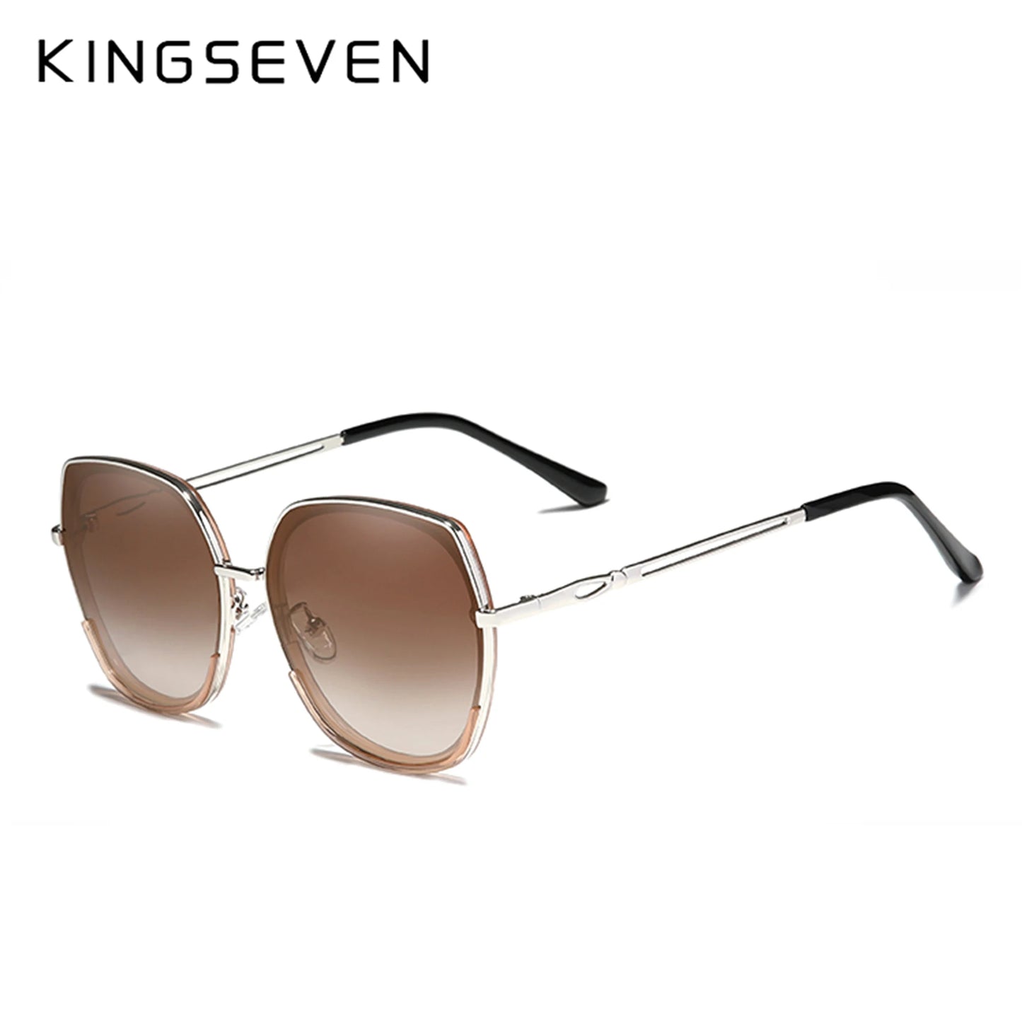 Lunettes de soleil femme style jeune polarisées dégradées — design élégant
