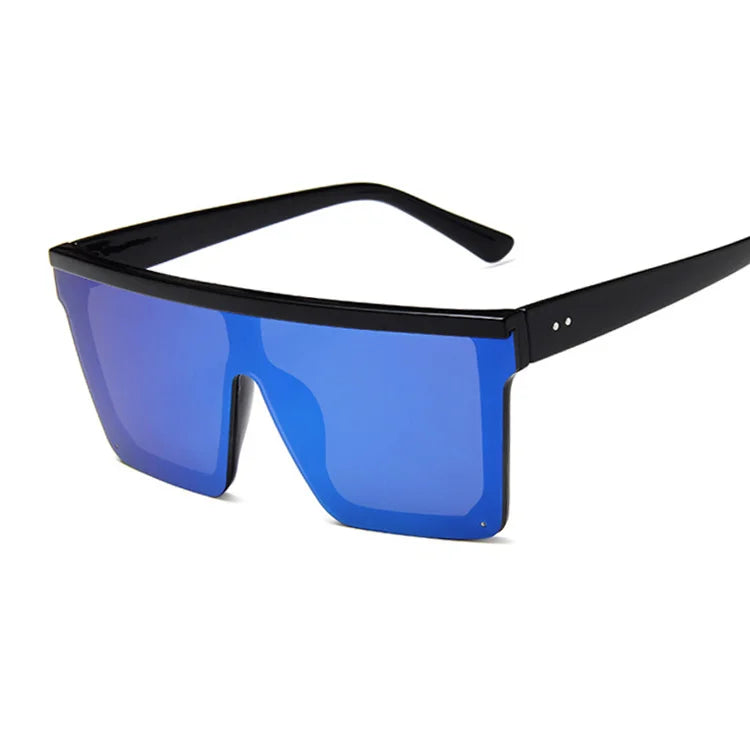 Respzed Shades-Vintage Retro Sunglasses for Men and Women, Black Square Sunglasses, Fashion Sunglasses