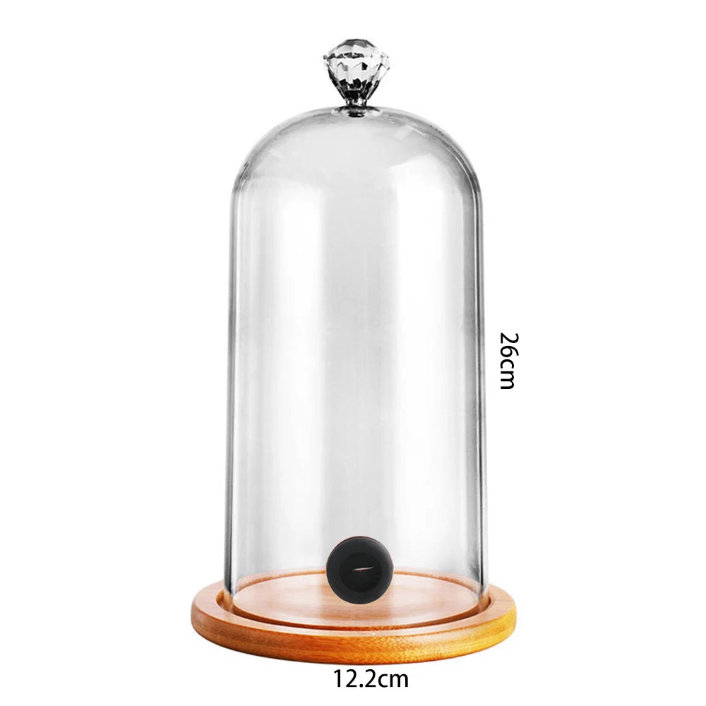 Campana extractora de cocina molecular, tapa de calidad alimentaria, cúpula para pistola ahumadora, accesorio de infusor de humo, para pastel, bistec, plato de cocina