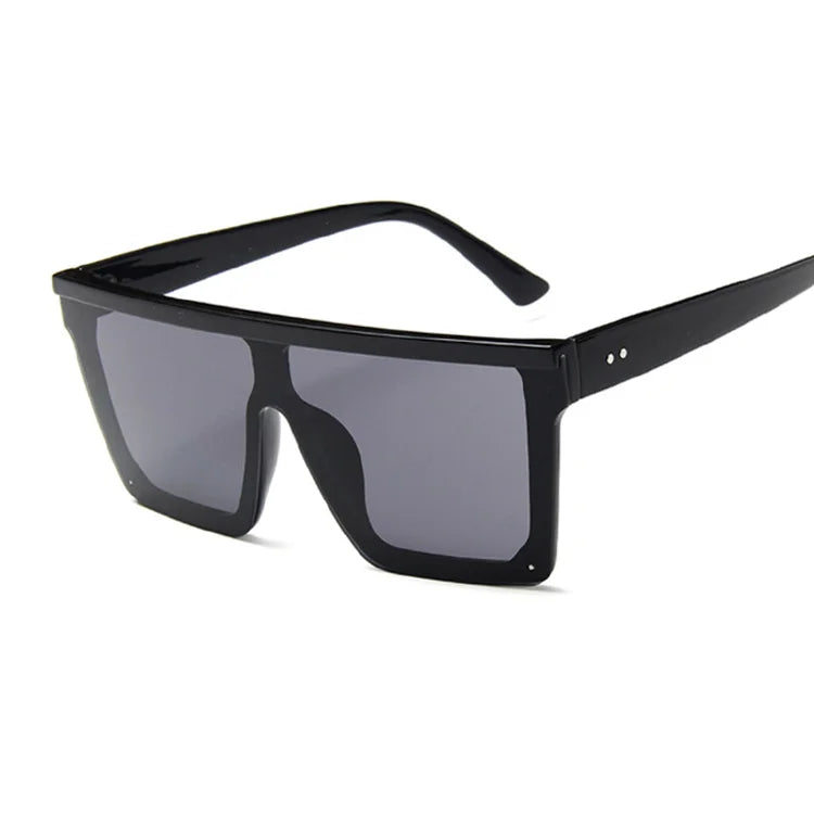 Respzed Shades-Vintage Retro Sunglasses for Men and Women, Black Square Sunglasses, Fashion Sunglasses