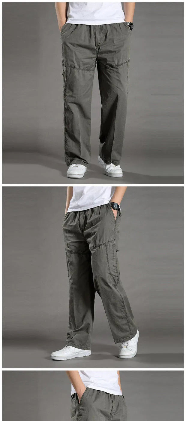 Pantalon Cargo homme été printemps coton vêtements de travail nouveau en grande taille 6XL décontracté escalade Joggers pantalons de survêtement Hombre automne pantalon