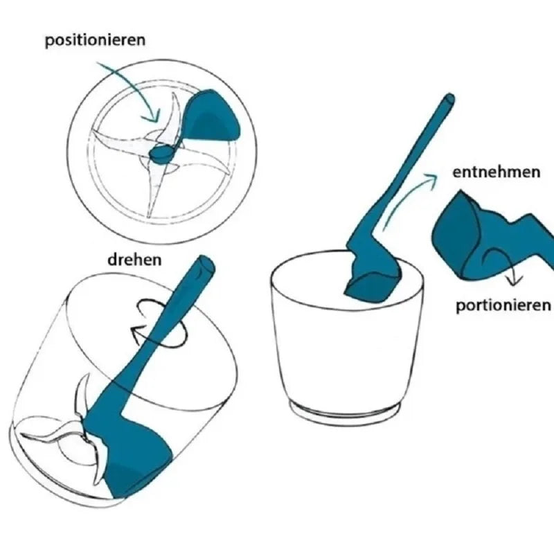 Spatule accessoire pour robot de cuisine — compatible plusieurs modèles