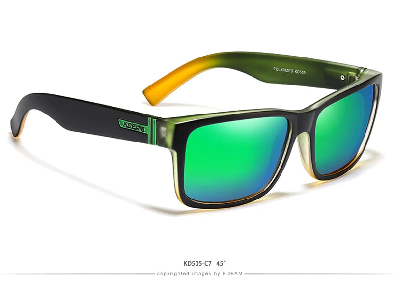 Lunettes de soleil sport polarisées — couleurs choquantes, conduite extérieur, photochromiques, avec boîte