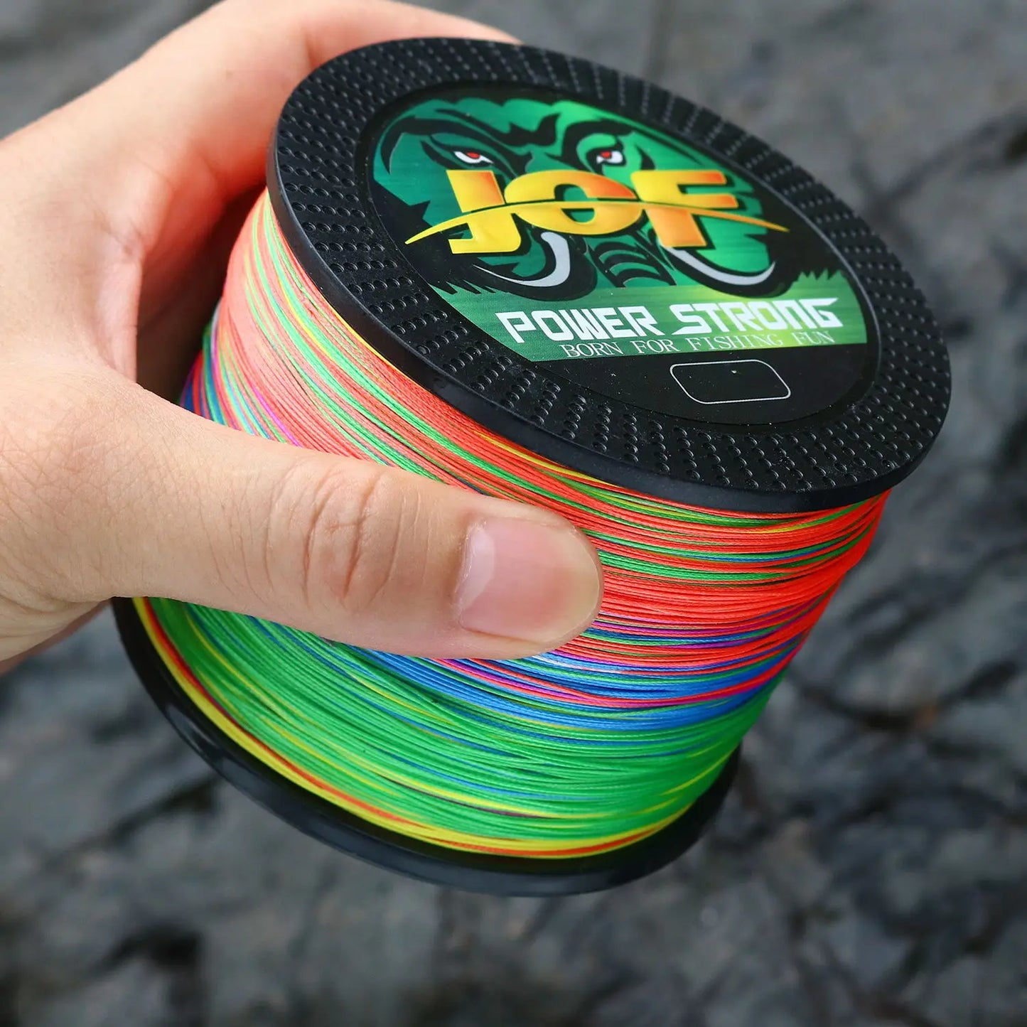 JOF-Ligne de pêche tressée Multimessieurs Carp Fly, 4 Brins, 100m, 300m, 500m, Multicolore, Japon Spinning Extreme PE, Bain Weave