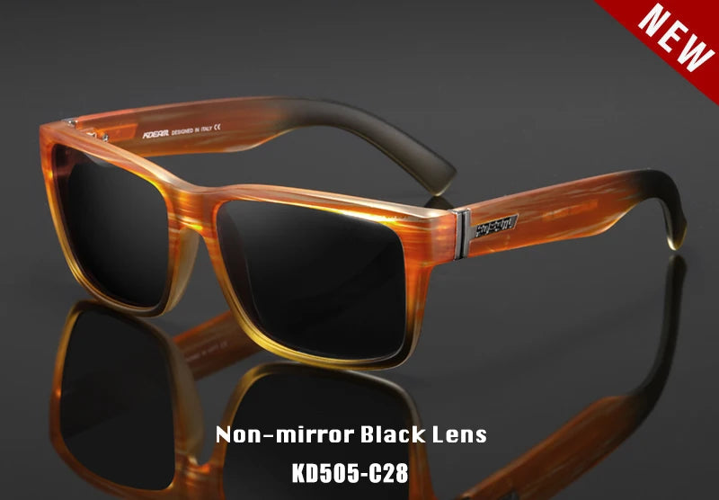 Lunettes de soleil sport polarisées — couleurs choquantes, conduite extérieur, photochromiques, avec boîte