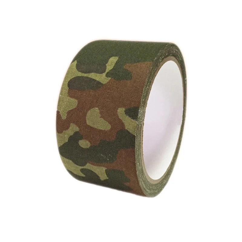 5M ruban de Camouflage extérieur WRAP chasse étanche auto-adhésif Camo bande furtive pansement 0.05m x 5m /2 pouces x 196 pouces