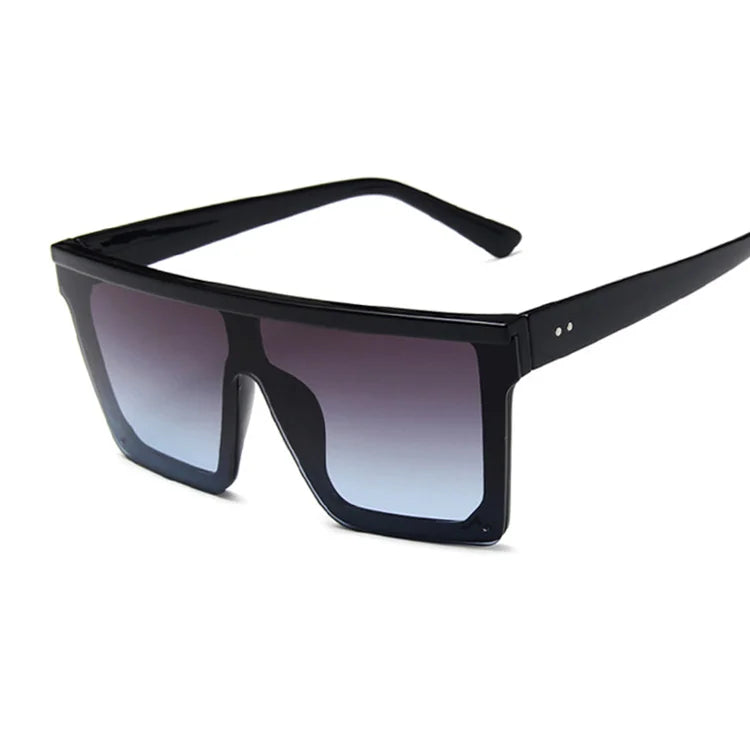 Respzed Shades-Vintage Retro Sunglasses for Men and Women, Black Square Sunglasses, Fashion Sunglasses