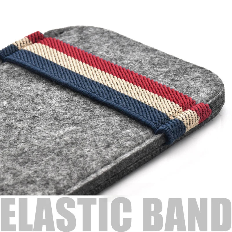 Estuche de fieltro para gafas de sol extragrande, bolsa de gafas de colores, estuche suave para gafas de montura LunUP, caja de gafas con banda elástica, compatible