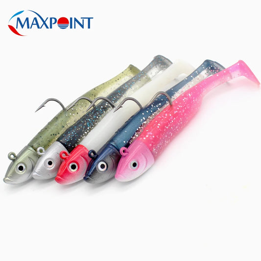 Kit Leurre Souple Alose 9cm — Tête Gabarit + Corps Souple 30g