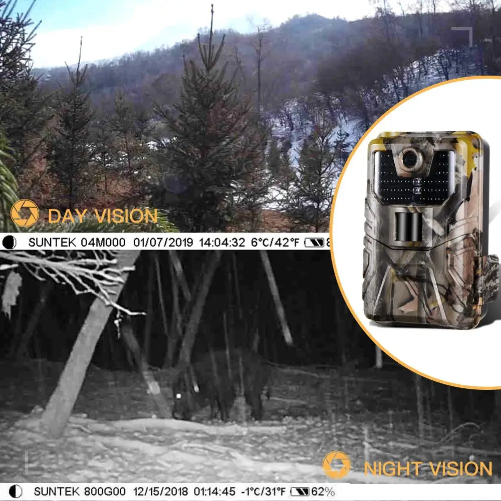 Caméra de surveillance de la faune Suntekcam HC900A 36MP 2.7K IP65 étanche pour la chasse et le scoutisme