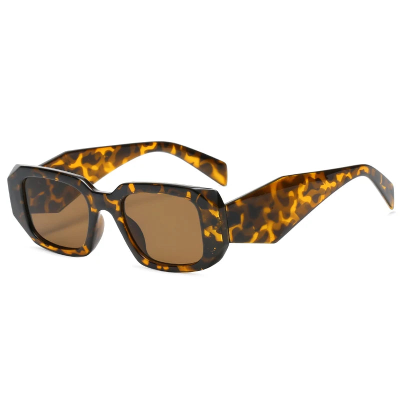 Lunettes de soleil femme carrées — vintage, voyage, petit rectangle, mode, rétro