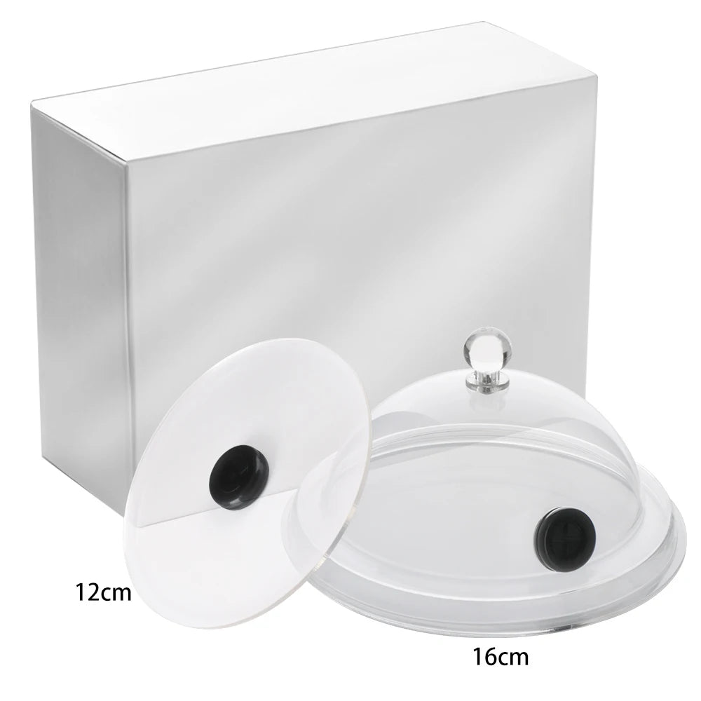 Campana extractora de cocina molecular, tapa de calidad alimentaria, cúpula para pistola ahumadora, accesorio de infusor de humo, para pastel, bistec, plato de cocina