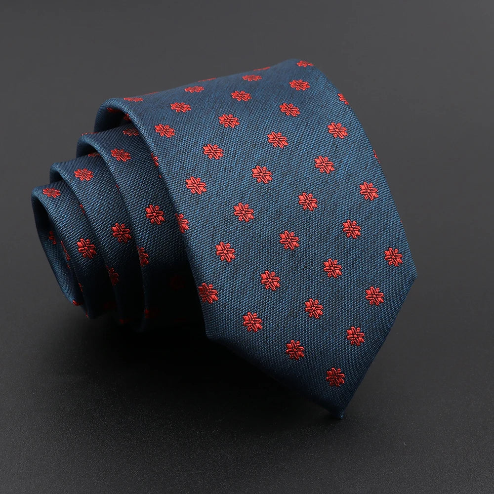 Nouveauté hommes cravate florale plume wapiti motif géométrique rouge bleu cravates loisirs affaires usage quotidien cravate cadeau de fête de mariage
