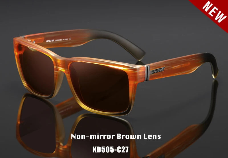 Lunettes de soleil sport polarisées — couleurs choquantes, conduite extérieur, photochromiques, avec boîte