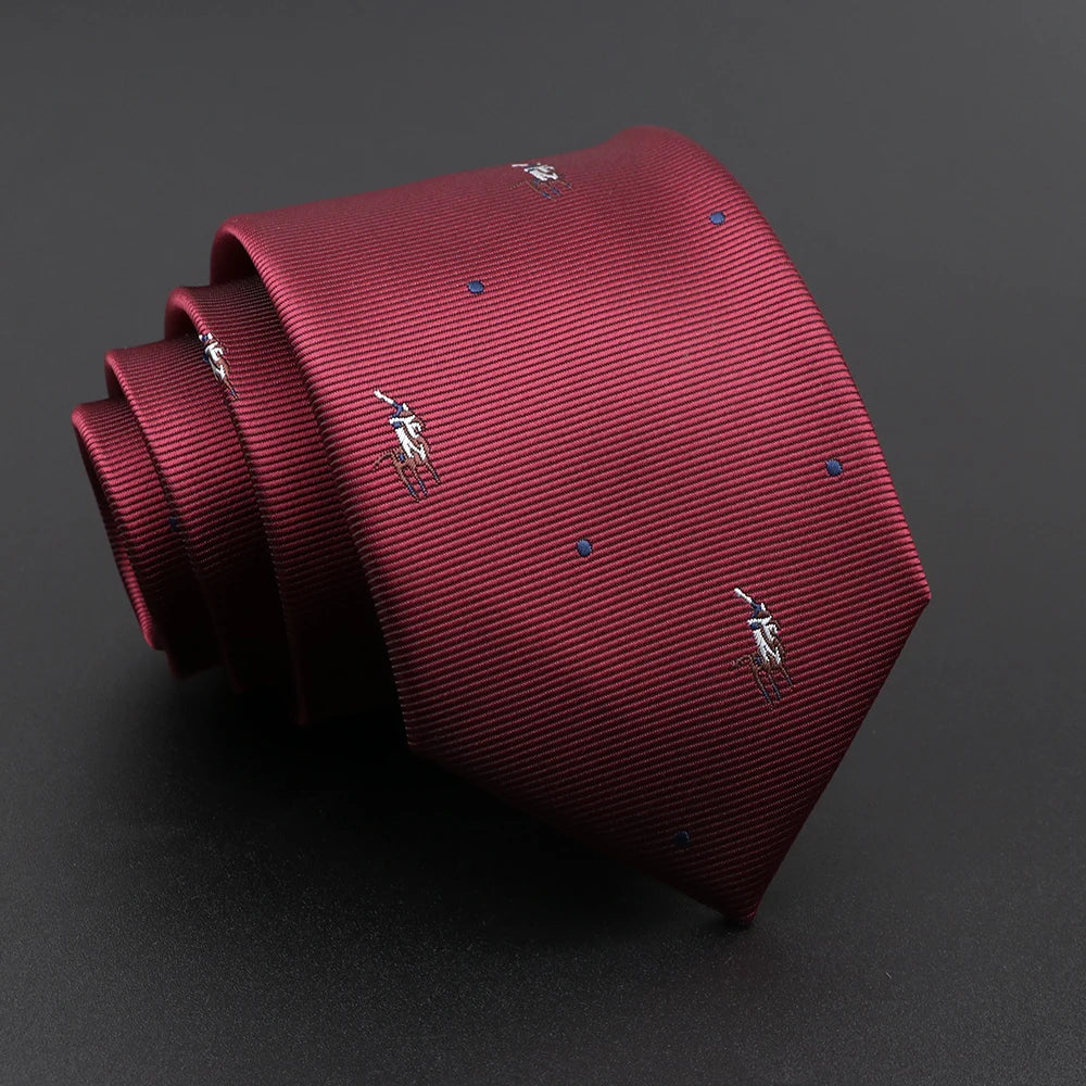 Nouveauté hommes cravate florale plume wapiti motif géométrique rouge bleu cravates loisirs affaires usage quotidien cravate cadeau de fête de mariage