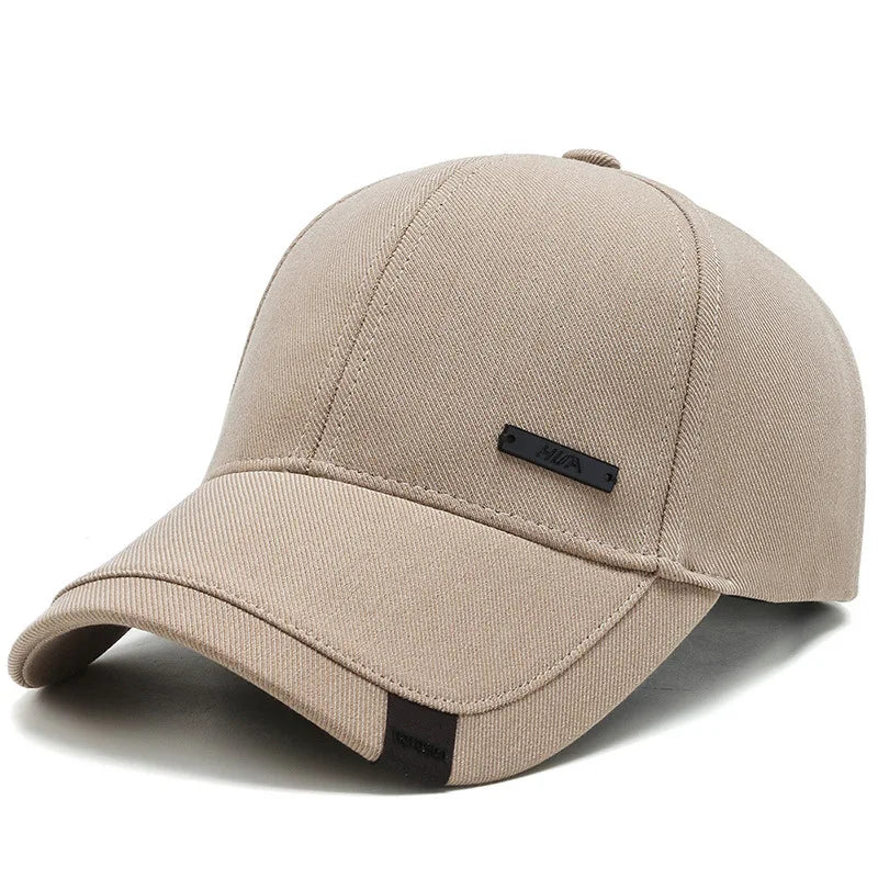 Casquette de baseball en coton pour hommes — snapback réglable, trucker, chapeau de papa (v2)