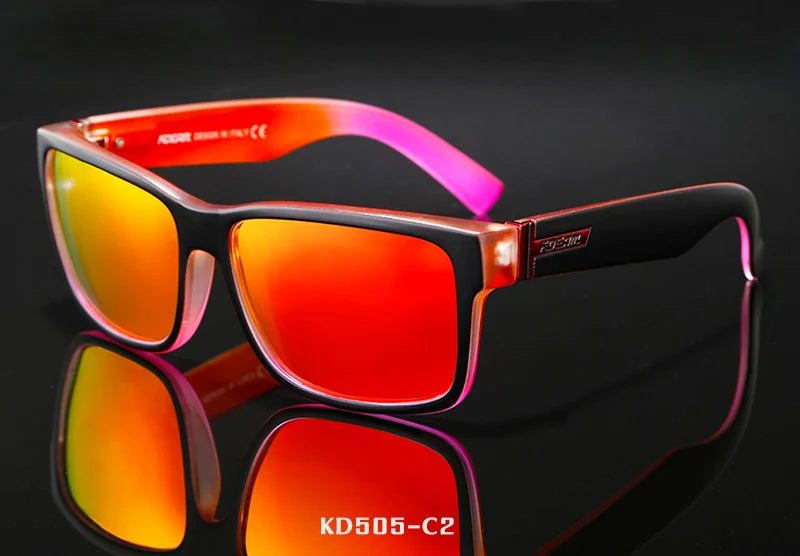 Lunettes de soleil sport polarisées — couleurs choquantes, conduite extérieur, photochromiques, avec boîte