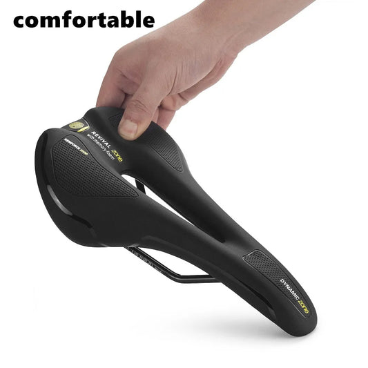 Selle Vélo Route VTT Ultra-Légère — Siège Course Vague Homme Doux Confortable