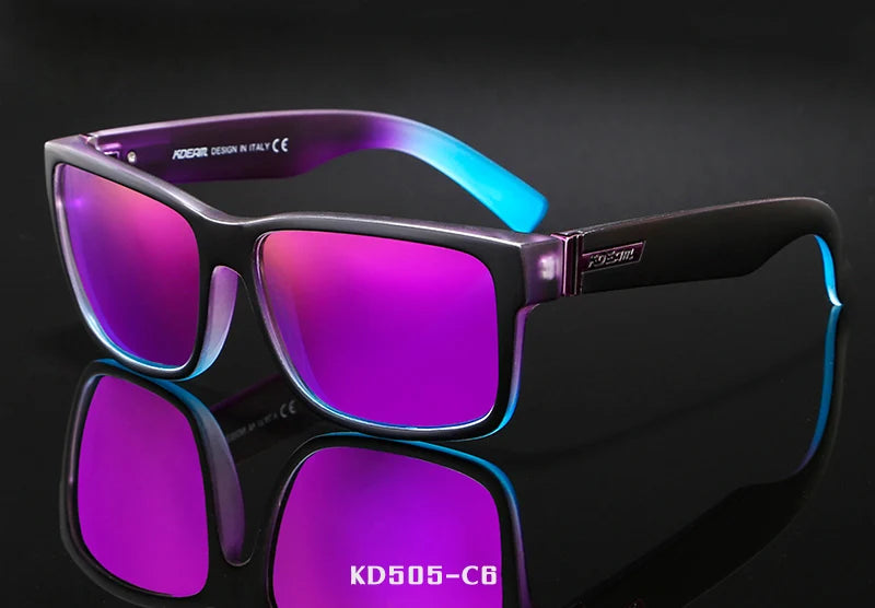 Lunettes de soleil sport polarisées — couleurs choquantes, conduite extérieur, photochromiques, avec boîte