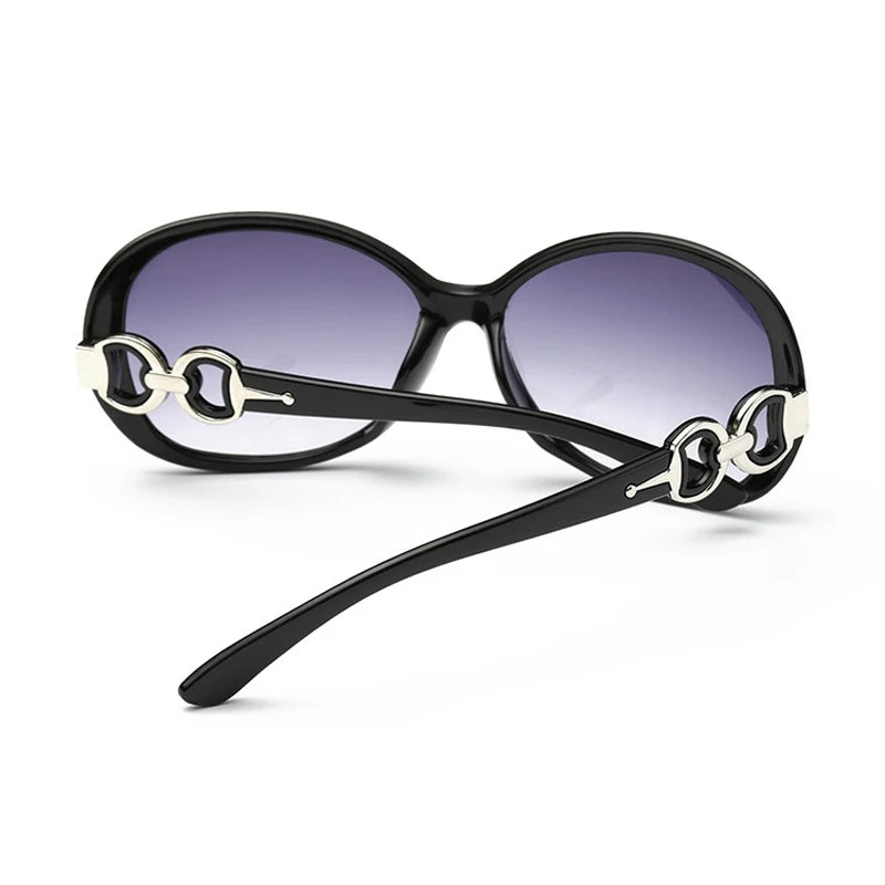 Lunettes de soleil rondes vintage pour femmes — monture en métal, été