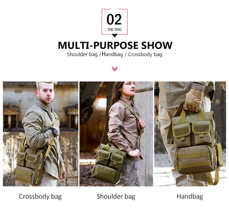 Sac à bandoulière imperméable pour homme, sac à bandoulière extérieur, sacs de messager initiés, sac à ceinture unique CamSolomon, sacs à main