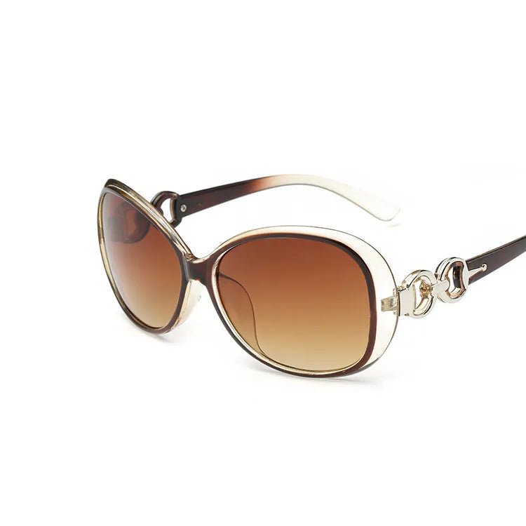 Lunettes de soleil rondes vintage pour femmes — monture en métal, été