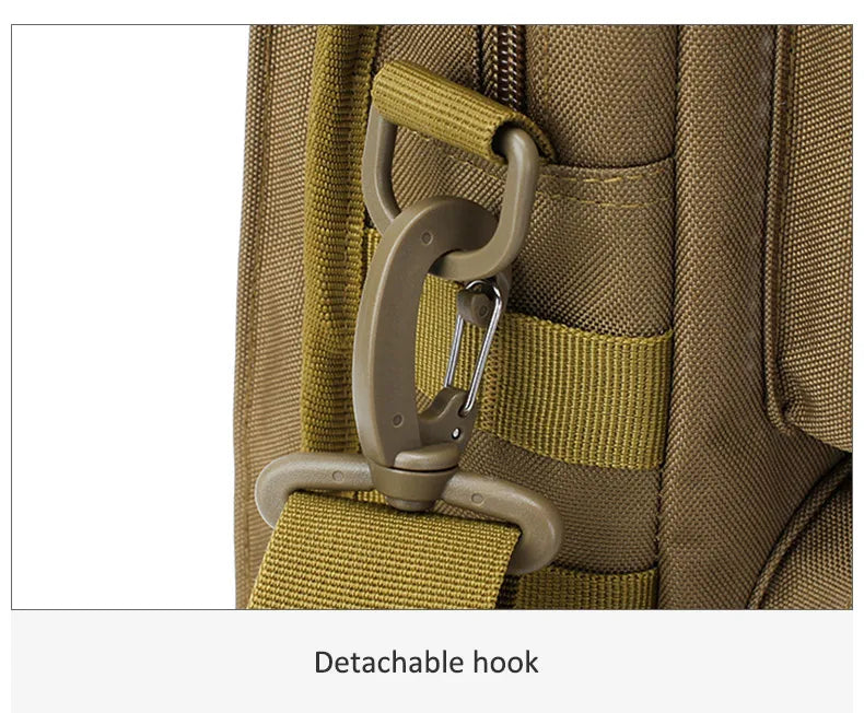 Sac à bandoulière imperméable pour homme, sac à bandoulière extérieur, sacs de messager initiés, sac à ceinture unique CamSolomon, sacs à main