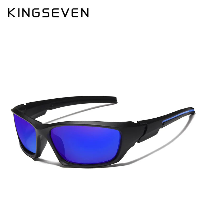 Lunettes de soleil homme polarisées TR90 — vision nocturne, miroir, UV400, 2024