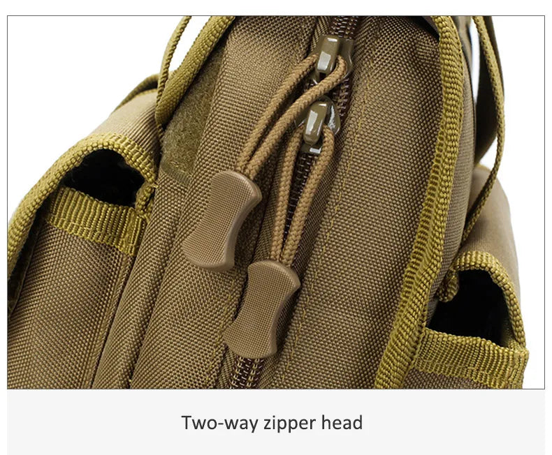 Sac à bandoulière imperméable pour homme, sac à bandoulière extérieur, sacs de messager initiés, sac à ceinture unique CamSolomon, sacs à main