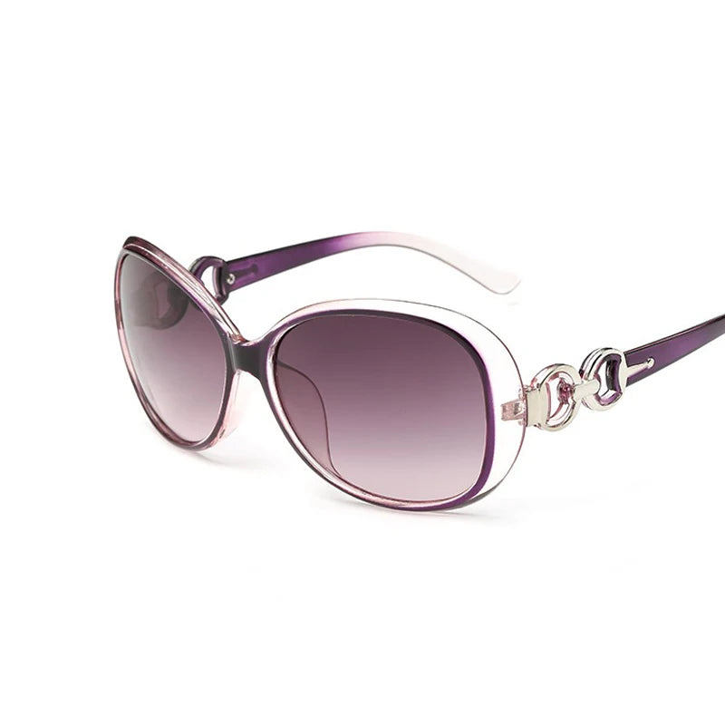 Lunettes de soleil rondes vintage pour femmes — monture en métal, été