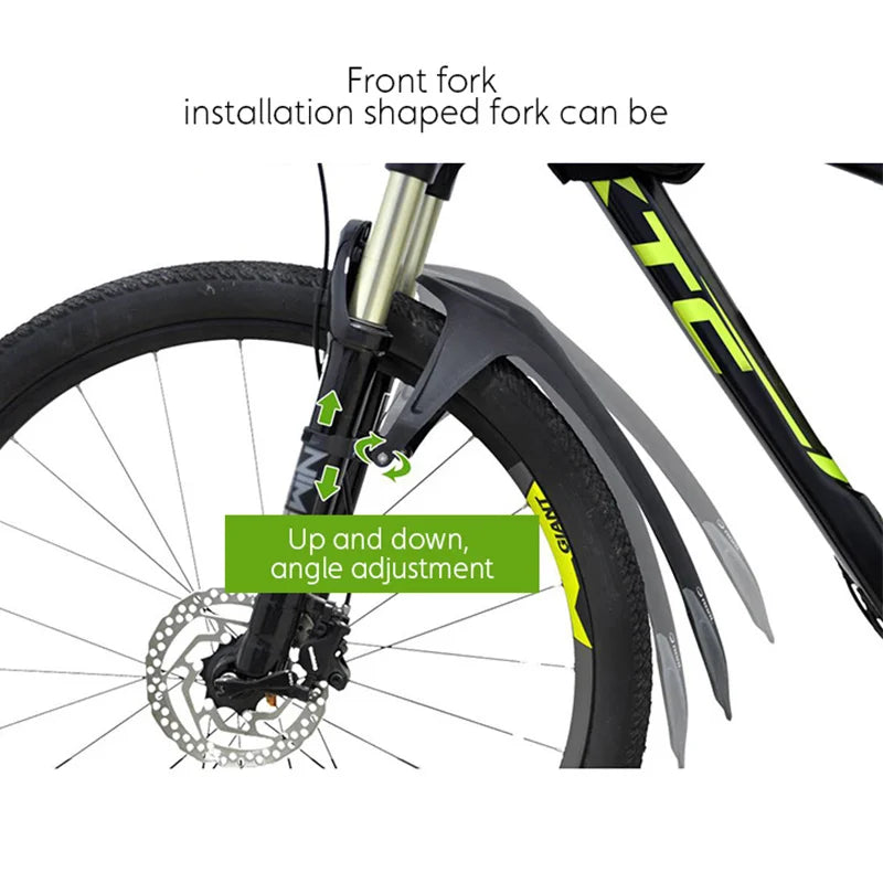 RBRL 24 26 27.5 29 inch MTB Mudguard Bicycle Mudguard MTB Front Rear Fender Quick Release Cycling Mudguard MTB Accessories