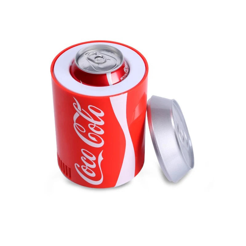 Mini refrigerador portátil, enfriador y calentador, para bebidas, enfriador/calentador, pequeño refrigerador móvil, refrigerador