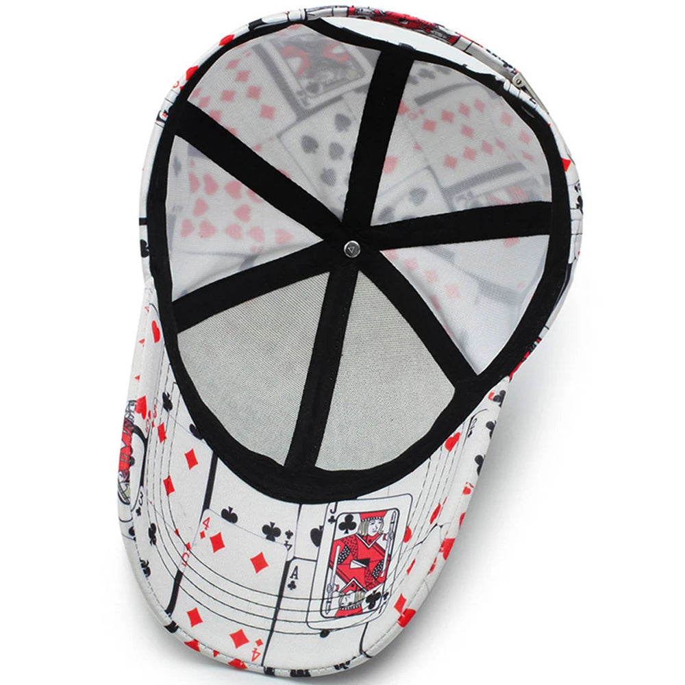 Casquette de baseball vintage blanche — snapback, hip-hop, coton, trucker, hommes et femmes