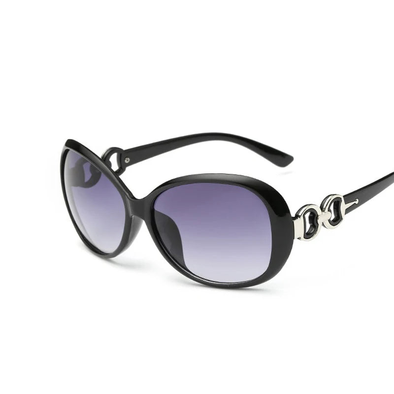 Lunettes de soleil rondes vintage pour femmes — monture en métal, été