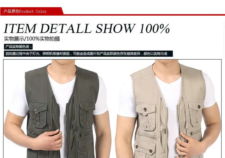 Gilet à col en V avec poches multifonctions pour hommes, gilets de loisirs pour hommes, gilets à chevrons, design décontracté, 4XL, printemps et automne