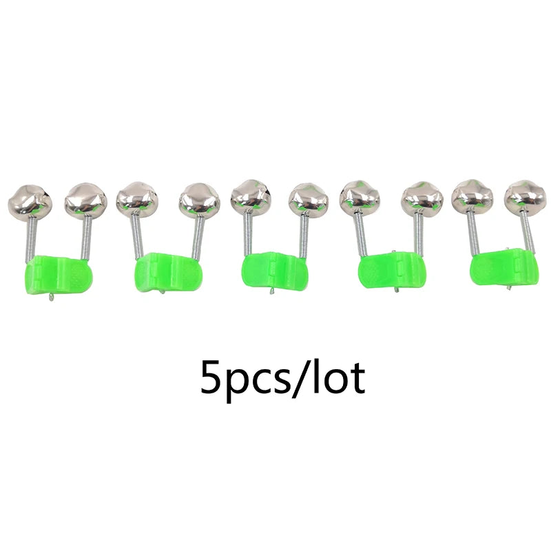 Alarmes Morsure de Pêche avec Cloche ABS — Lot de 5, Accessoire Pêche Outdoor