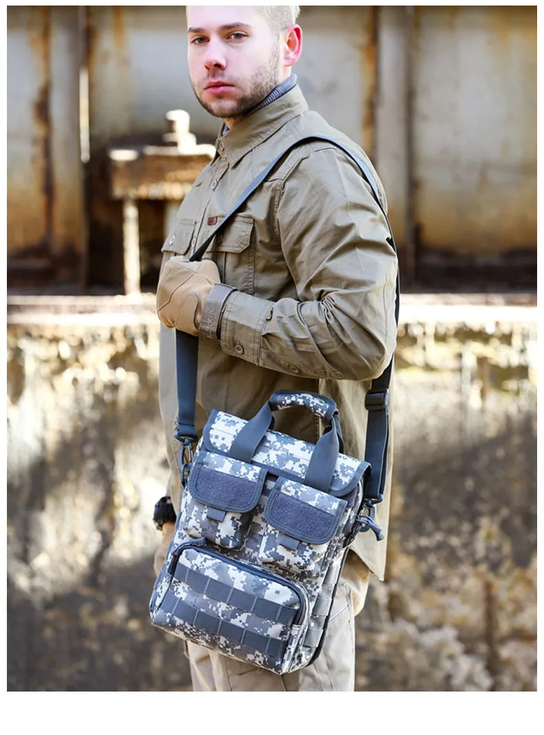 Sac à bandoulière imperméable pour homme, sac à bandoulière extérieur, sacs de messager initiés, sac à ceinture unique CamSolomon, sacs à main