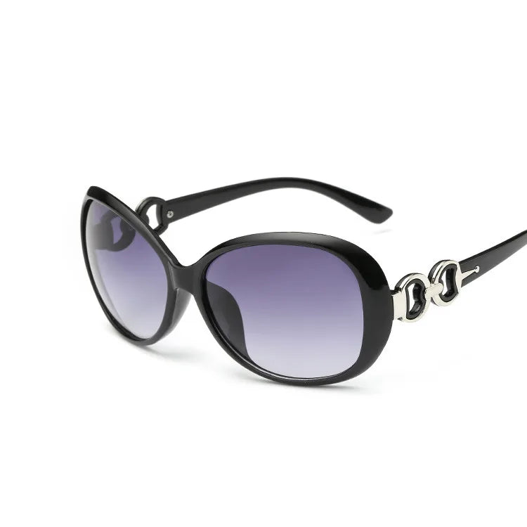 Lunettes de soleil rondes vintage pour femmes — monture en métal, été