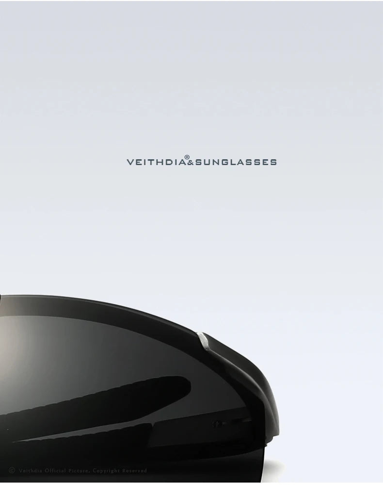 Lunettes de soleil homme aluminium magnésium polarisées UV400 — revêtement miroir, extérieur