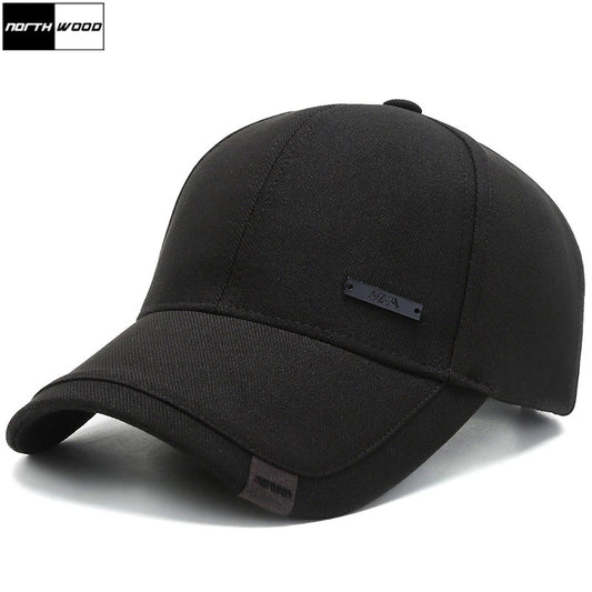 Casquette de baseball en coton pour hommes — snapback réglable, trucker, chapeau de papa (v2)