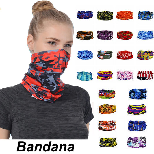 Écharpe de sport anti-poussière pour hommes et femmes, col pare-soleil, bandana pour la tête, le visage, le cou, la pêche en plein air