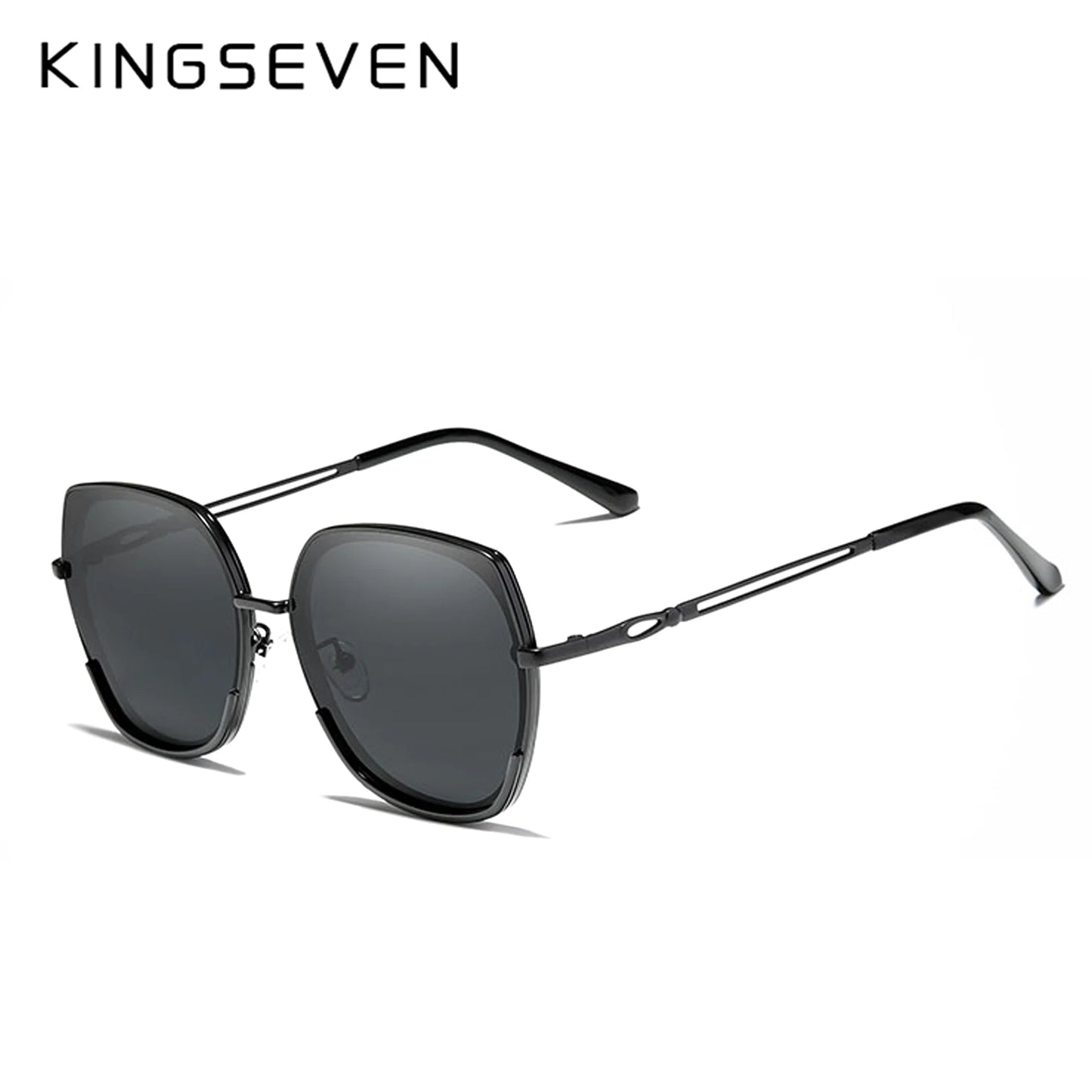Lunettes de soleil femme style jeune polarisées dégradées — design élégant