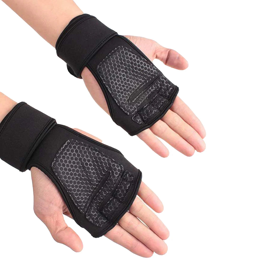 Men's and Women's Sports Training Gloves, Workout Gloves, Fitness, Bodybuilding, Weightlifting, Gymnastics, Hand, Wrist, Palm Protection