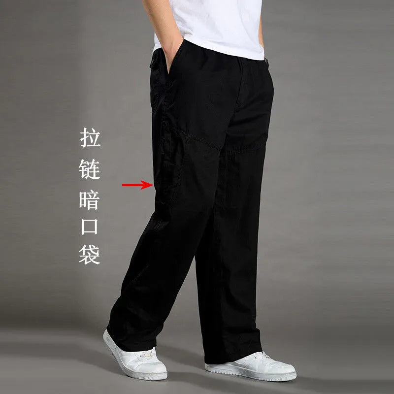 Pantalon Cargo homme été printemps coton vêtements de travail nouveau en grande taille 6XL décontracté escalade Joggers pantalons de survêtement Hombre automne pantalon