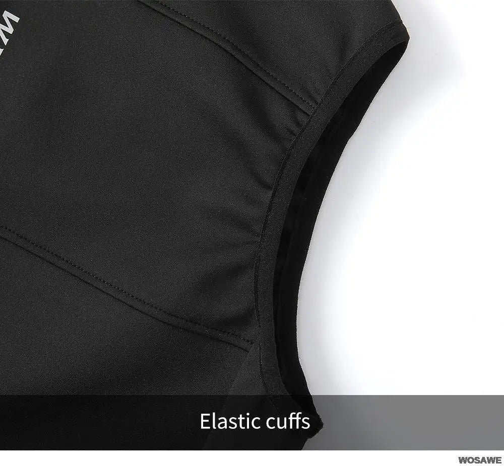 Gilet de cyclisme hiver thermique polaire sans manches — chaud, automne, vélo