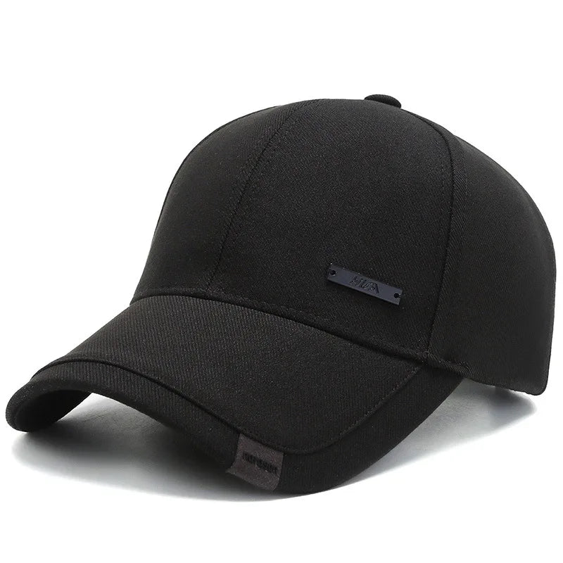 Casquette de baseball en coton pour hommes — snapback réglable, trucker, chapeau de papa (v2)