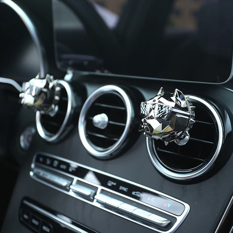 No Bulldog Perfume Car Air Freshener Car Perfume Auto Decor Car Scent Clip Bulldog Perfume Car Fragrance Car Diffuser