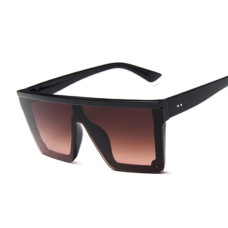 Respzed Shades-Vintage Retro Sunglasses for Men and Women, Black Square Sunglasses, Fashion Sunglasses