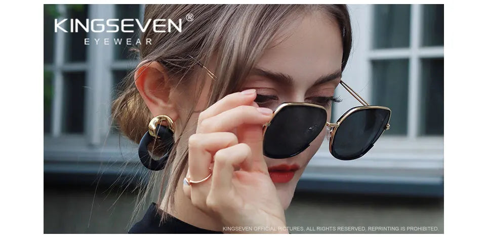 Lunettes de soleil femme style jeune polarisées dégradées — design élégant